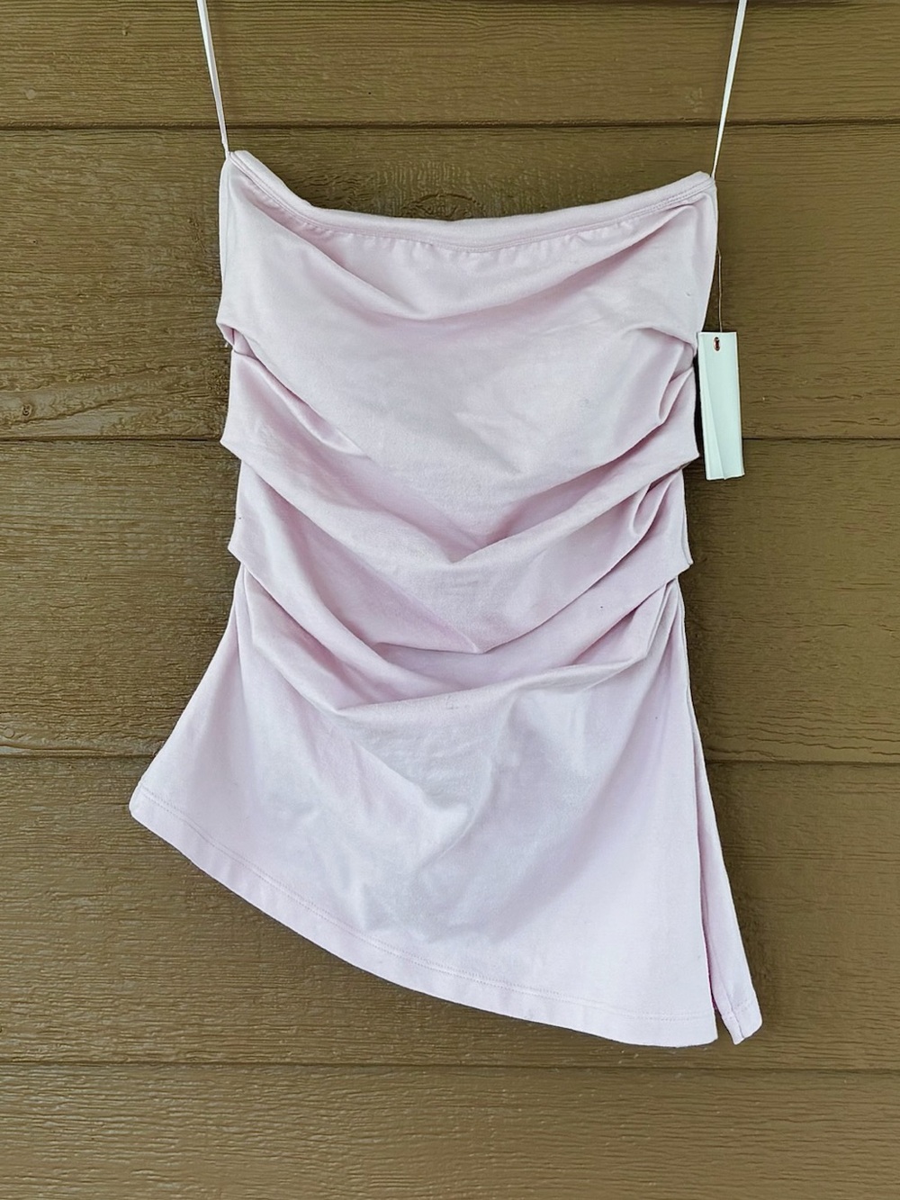 Good American Light Pink Strapless A Line Cami NWT -Sz XS